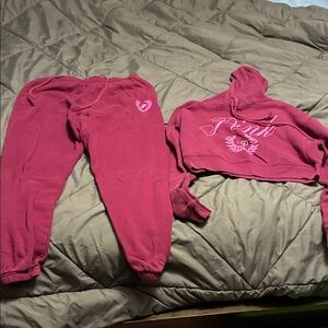Pink Victoria’s Secret Woman’s Jogger Set